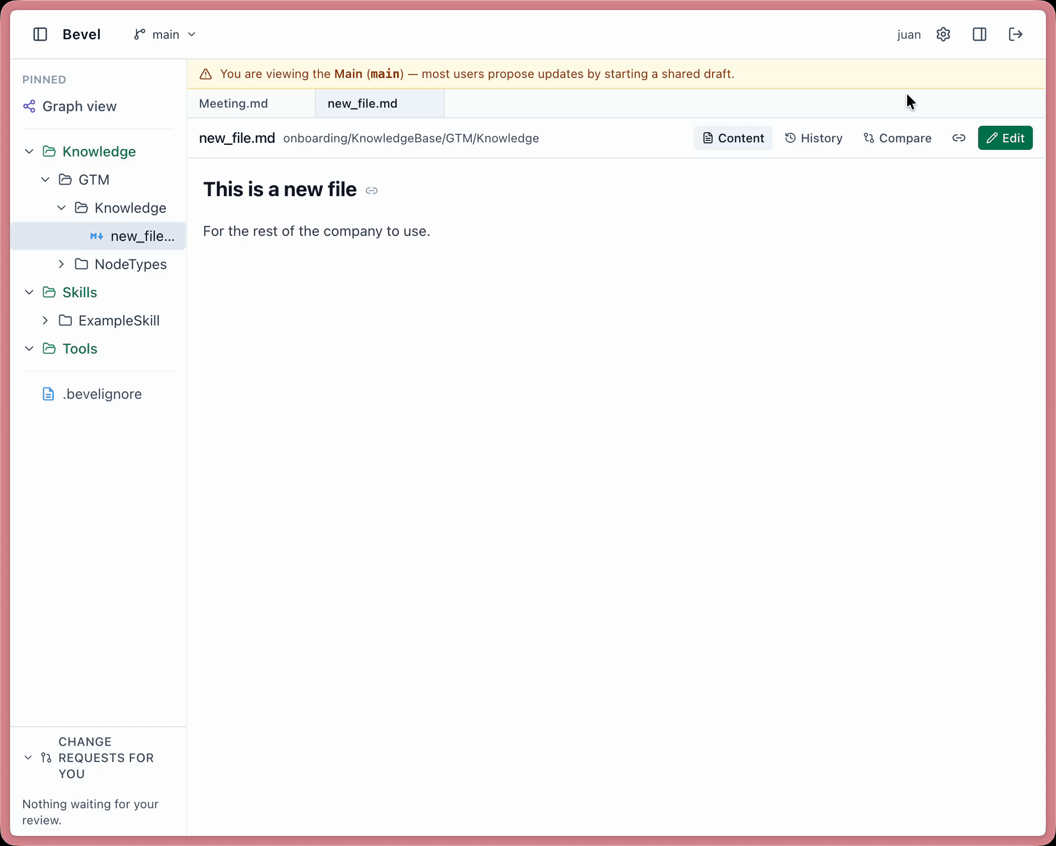 Connecting data sources in the Bevel platform